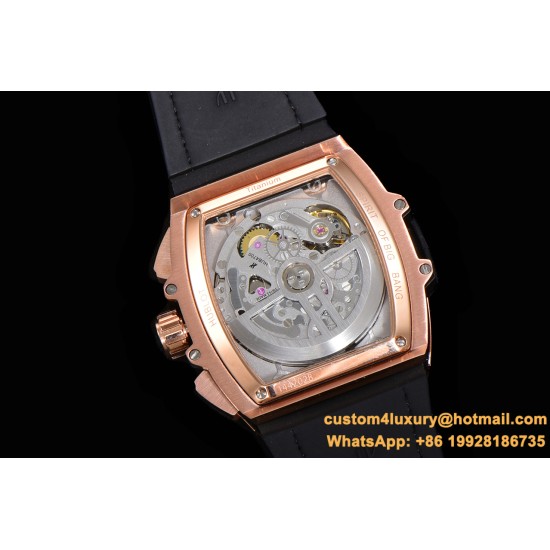 Spirit Of Big Bang 45mm Dia RG/RU Skeleton Dial BLSF HUB4700