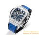 Spirit of Big Bang Chrono 42mm TI/RU Blue Skeleton Dial MSF A7750 Mod