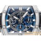 Spirit of Big Bang Chrono 42mm TI/RU Blue Skeleton Dial MSF A7750 Mod