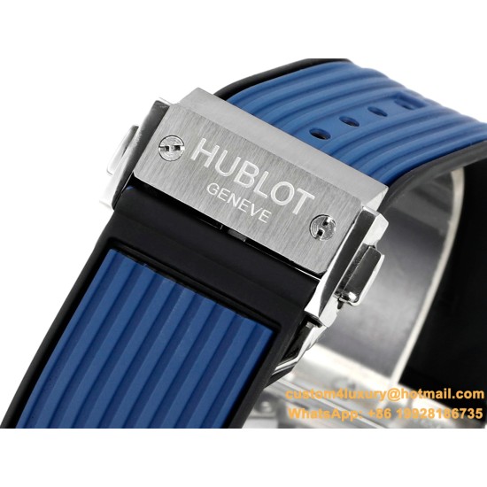 Spirit of Big Bang Chrono 42mm TI/RU Blue Skeleton Dial MSF A7750 Mod