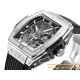 Spirit of Big Bang Chrono 42mm TI/RU Black Skeleton Dial MSF A7750 Mod
