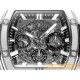 Spirit of Big Bang Chrono 42mm TI/RU Black Skeleton Dial MSF A7750 Mod
