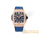 Spirit of Big Bang Chrono 42mm TI/RU Blue Skeleton Dial MSF A7750 Mod