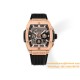 Spirit of Big Bang Chrono 42mm TI/RU Black Skeleton Dial MSF A7750 Mod