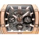Spirit of Big Bang Chrono 42mm TI/RU Black Skeleton Dial MSF A7750 Mod