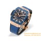 Spirit of Big Bang Chrono 42mm TI/RU Blue Skeleton Dial MSF A7750 Mod