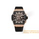 Spirit of Big Bang Chrono 42mm TI/RU Black Skeleton Dial MSF A7750 Mod