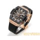 Spirit of Big Bang Chrono 42mm TI/RU Black Skeleton Dial MSF A7750 Mod