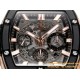Spirit of Big Bang Chrono 42mm TI/RU Black Skeleton Dial MSF A7750 Mod