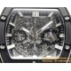Spirit of Big Bang Chrono 42mm TI/RU Black Skeleton Dial MSF A7750 Mod