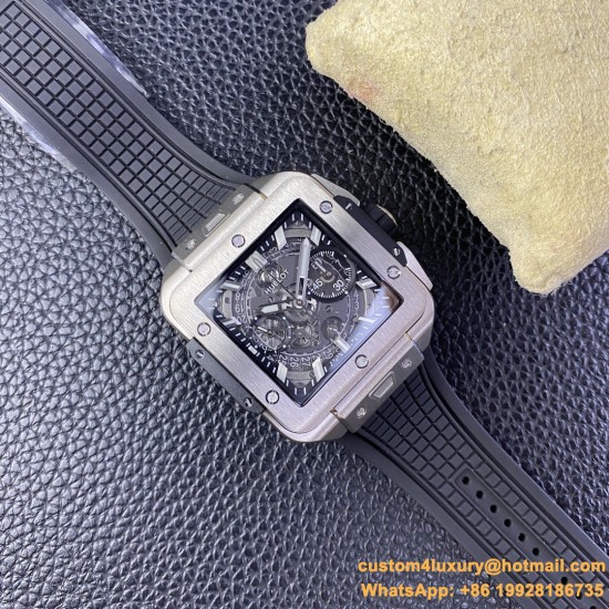 Square Bang Unico 42mm Ti/RU Skeleton Dial BBF HUB1280A