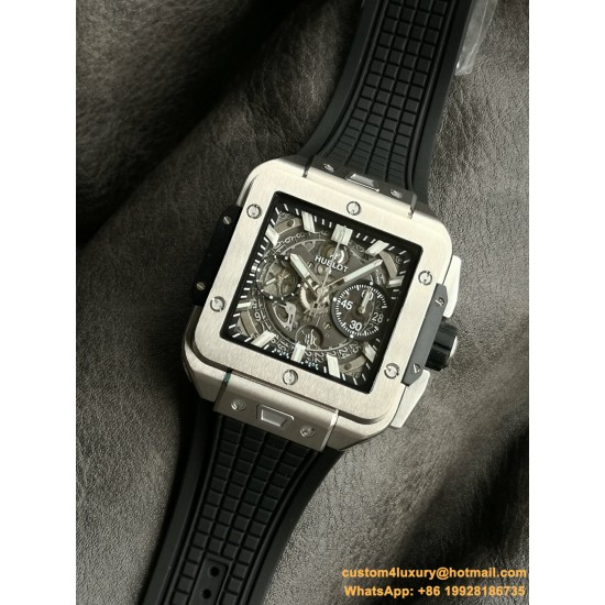 Square Bang Unico 42mm Ti/RU Skeleton Dial BBF HUB1280A