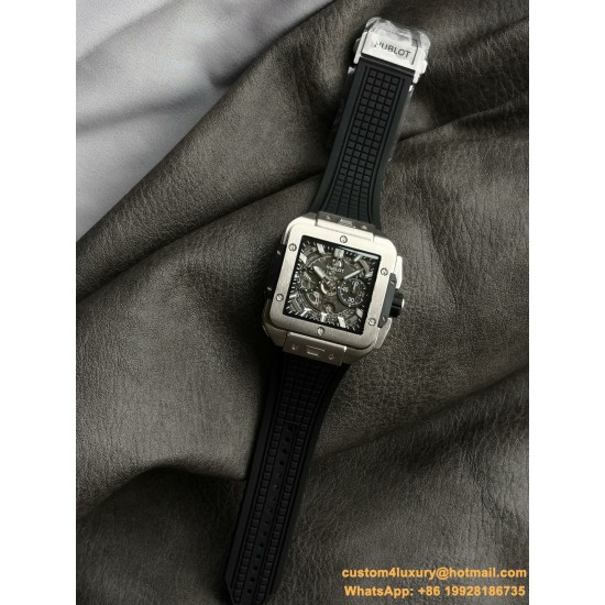 Square Bang Unico 42mm Ti/RU Skeleton Dial BBF HUB1280A
