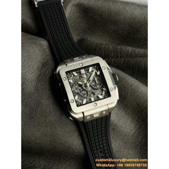 Square Bang Unico 42mm Ti/RU Skeleton Dial BBF HUB1280A