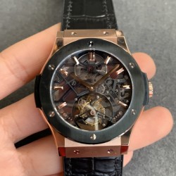 Hublot - Classic Fusion Skeleton Tourbillon 45mm CER RG/LE/RU JBF