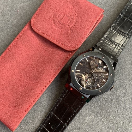 Hublot - Classic Fusion Skeleton Tourbillon 45mm CER DLC/LE/RU JBF