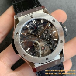 Hublot - Classic Fusion Skeleton Tourbillon 45mm SS SS/LE/RU JBF