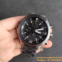 Aquatimer Chronograph 44mm SS/SS Black Dial V6F A7750