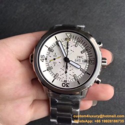 Aquatimer Chronograph 44mm SS/SS White Dial V6SF A7750