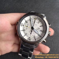 Aquatimer Chronograph 44mm SS/SS White Dial V6SF A7750