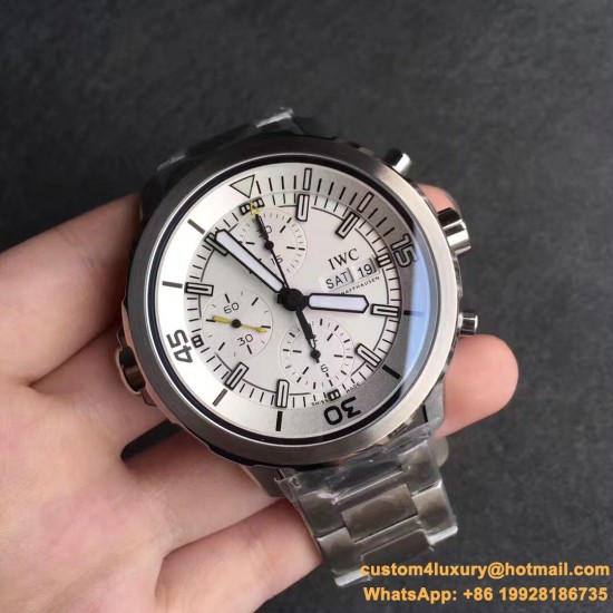 Aquatimer Chronograph 44mm SS/SS White Dial V6SF A7750