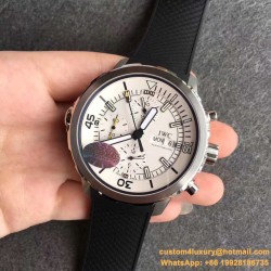 Aquatimer Chronograph 44mm SS/RU White Dial V6F A7750