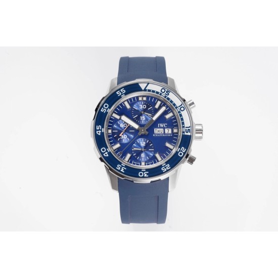 IWC - Aquatimer Chronograph IW376711 44mm Blue SS/RU BLSF A7750