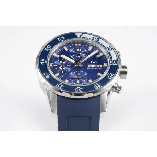 IWC - Aquatimer Chronograph IW376711 44mm Blue SS/RU BLSF A7750