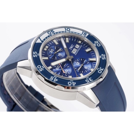 IWC - Aquatimer Chronograph IW376711 44mm Blue SS/RU BLSF A7750