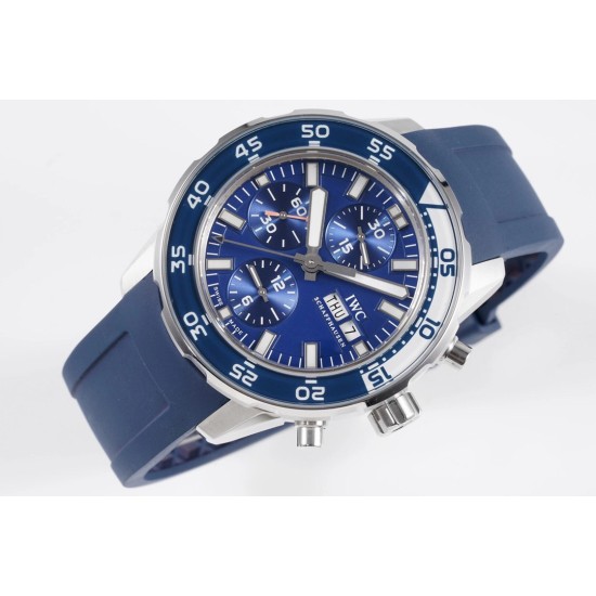IWC - Aquatimer Chronograph IW376711 44mm Blue SS/RU BLSF A7750