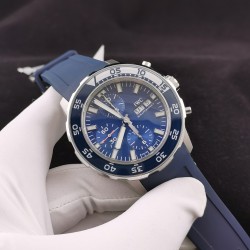 IWC - Aquatimer Chronograph IW376711 44mm Blue SS/RU BLSF A7750