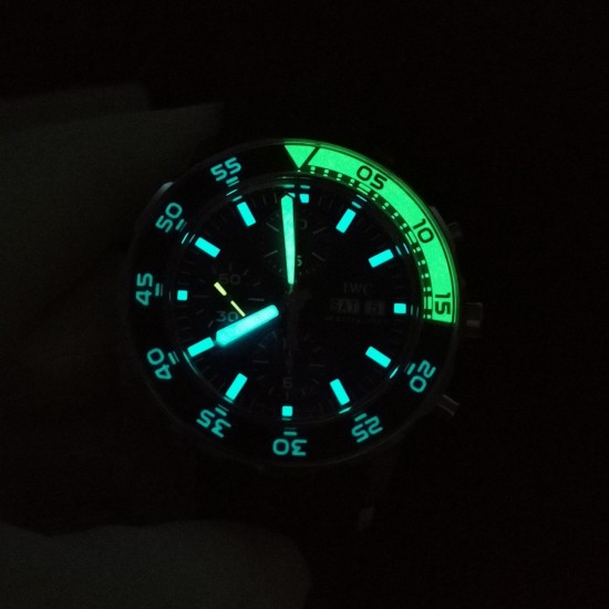 IWC - Aquatimer Chronograph IW376711 44mm Blue SS/RU BLSF A7750