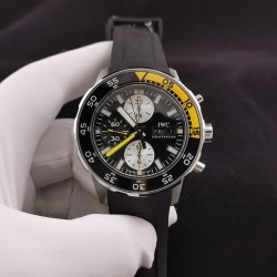 IWC - Aquatimer Chronograph IW376711 44mm Black SS/RU BLSF A7750