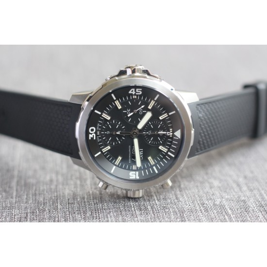 Aquatimer Chrono 44mm Black/Stk SS/RU V6F A7750