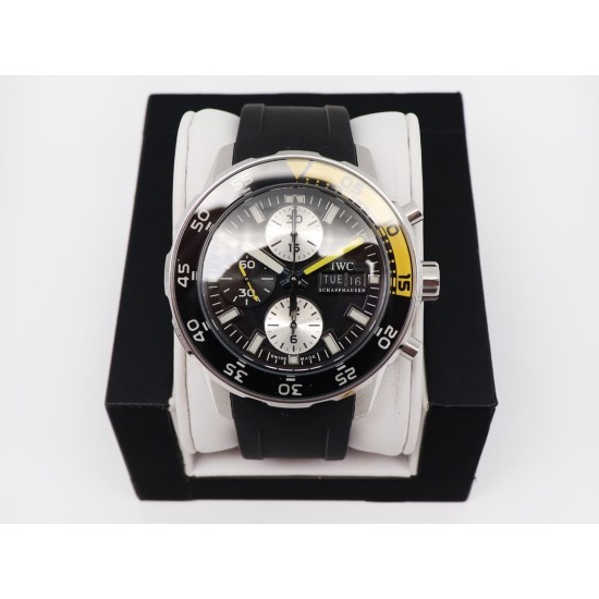 IWC - Aquatimer Chronograph IW376711 44mm Black SS/RU BLSF A7750