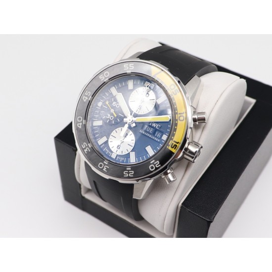 IWC - Aquatimer Chronograph IW376711 44mm Black SS/RU BLSF A7750
