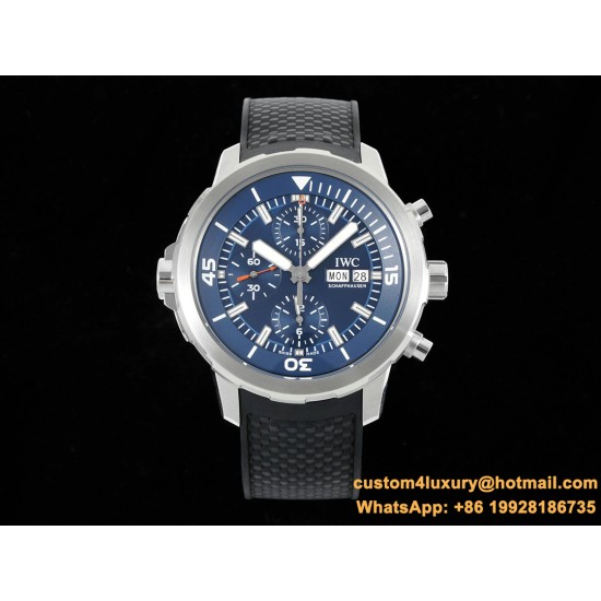 AquaTimer IW3290 44mm SS/RU Blue/Stk RSF A2892