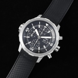 AquaTimer IW3290 44mm SS/RU Black/Stk RSF A2892