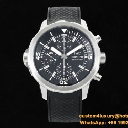 AquaTimer IW3290 44mm SS/RU Black/Stk RSF A2892