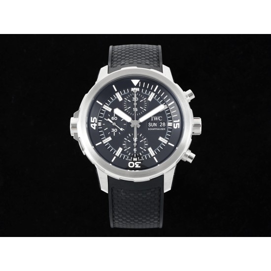 AquaTimer IW3290 44mm SS/RU Black/Stk RSF A2892