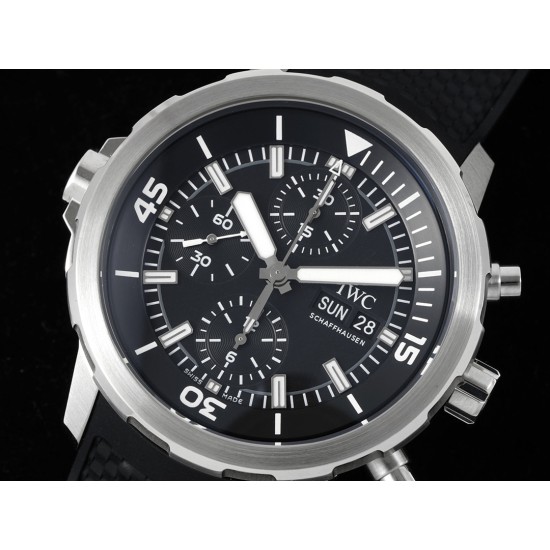 AquaTimer IW3290 44mm SS/RU Black/Stk RSF A2892