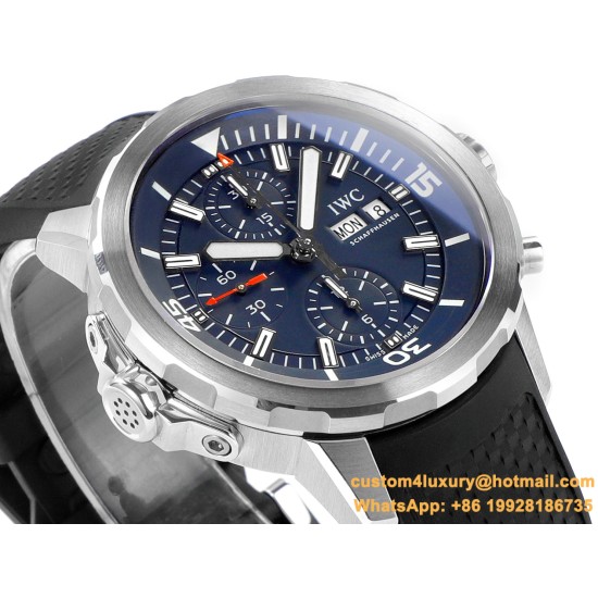 Aquatimer Chrono 44mm Blue/Stk SS/RU KTS A7750
