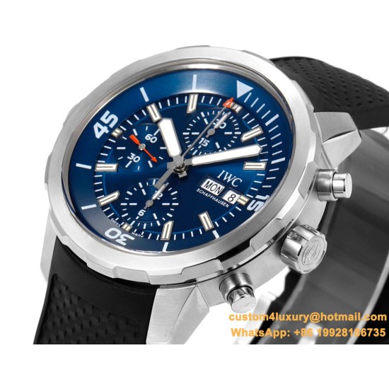 IWC - Aquatimer Chronograph IW379503 44mm SS/RU Blue N1F A7750