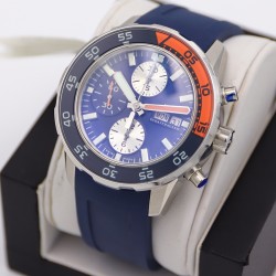IWC - Aquatimer Chronograph IW376711 Blue/Orange Bezel Blue Dial SS/RU IWSF A7750