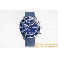 IWC - Aquatimer Chronograph IW376711 Blue/White Bezel Blue Dial SS/RU IWSF A7750