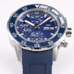 IWC - Aquatimer Chronograph IW376711 Blue/White Bezel Blue Dial SS/RU IWSF A7750