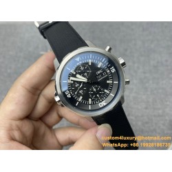 IWC-Aquatimer Chrono IW376805 44mm Black/Stk SS/RU IWSF A7750
