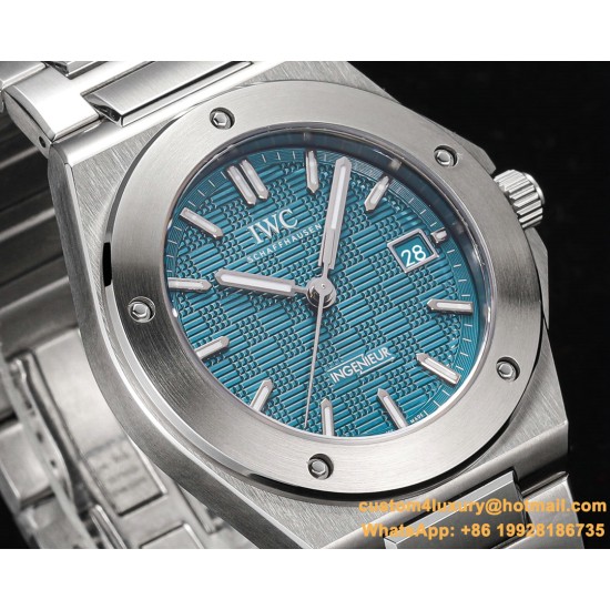IWC-Ingeniuer Automatic 40mm SS/SS Patterned Ice Blue Dial GHF A9015