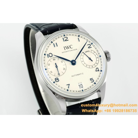 IWC-Portugieser 7 Days 2024 42mm SS/LE White/Blue APS A52010