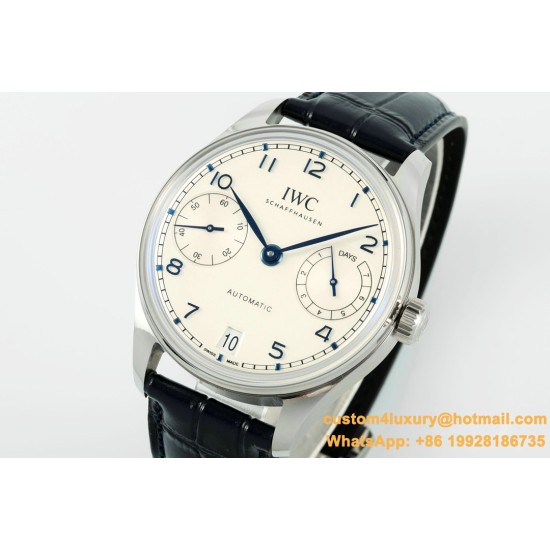 IWC-Portugieser 7 Days 2024 42mm SS/LE White/Blue APS A52010